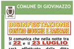 22/07: Disinfestazione contro mosche e zanzare